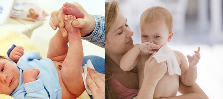 Kinh nghiệm dùng khăn ướt cho trẻ sơ sinh 1