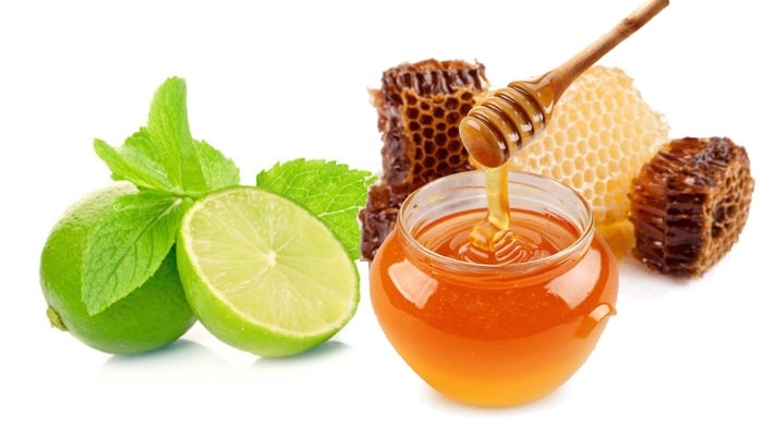 Mật ong và chanh trị mụn