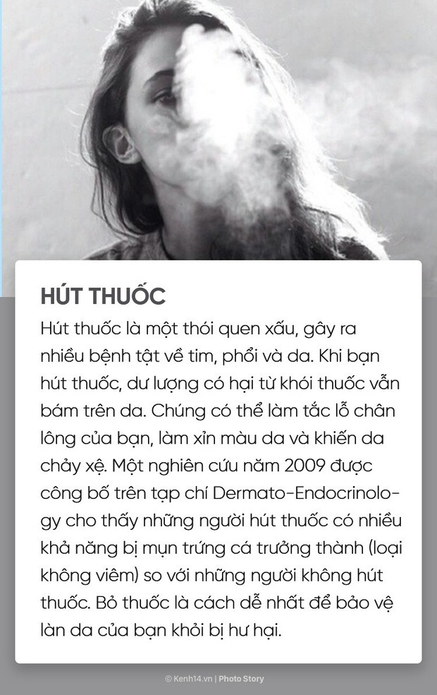 Những thói quen gây tắc lỗ chân lông rất hay gặp phải 2