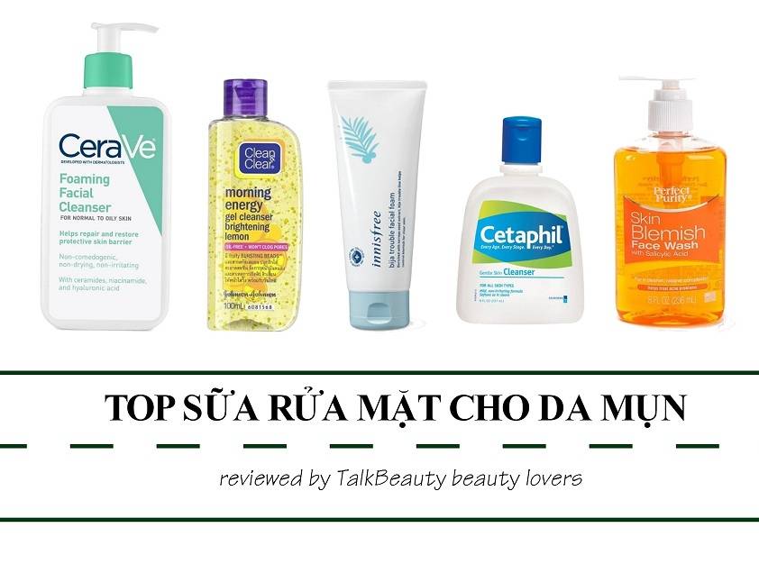 Top sữa rửa mặt cho da mụn "bỏ túi" khi cần 1