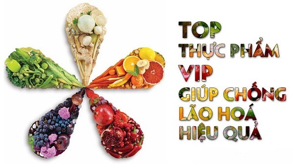 Nhóm những thực phẩm chống lão hóa da 1