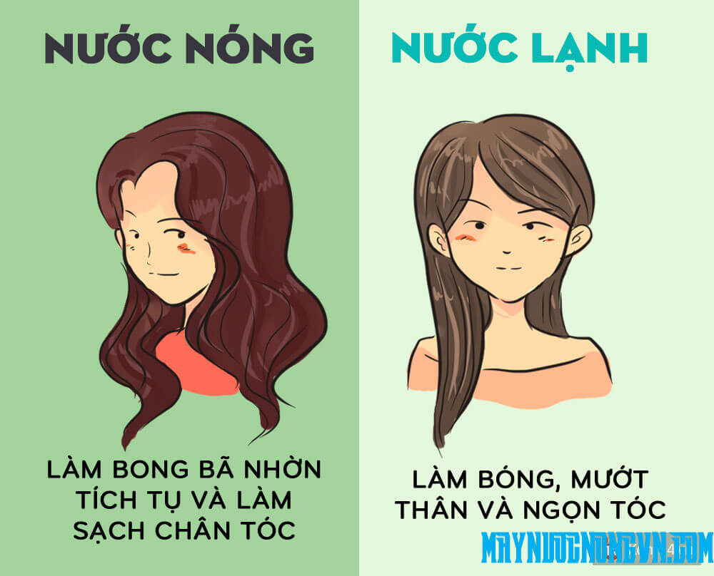 Gội đầu bằng nước nóng hay nước lạnh tốt hơn? 2