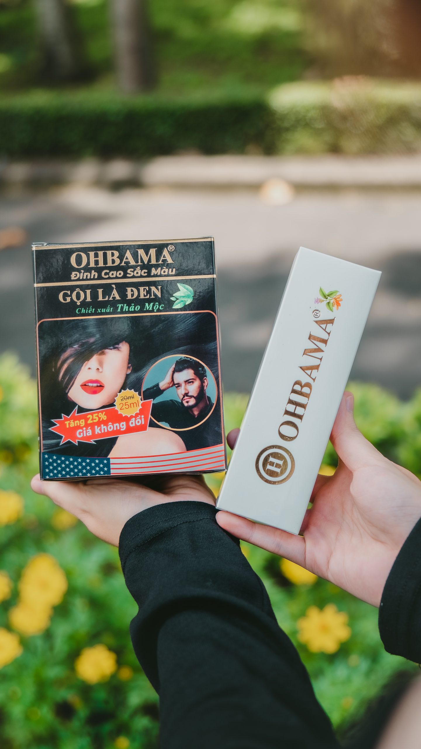 Gội Là Đen Thảo Mộc OHBAMA