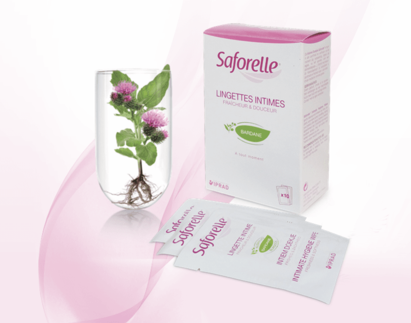 Khăn ướt vệ sinh phụ nữ Saforelle