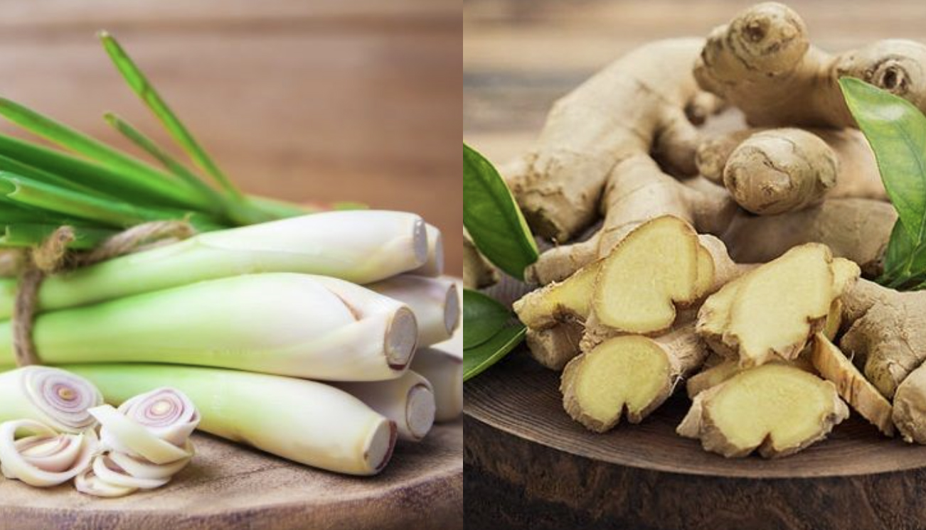 Xông hơi vùng kín bằng sả gừng- Nguyên liệu cần chuẩn bị